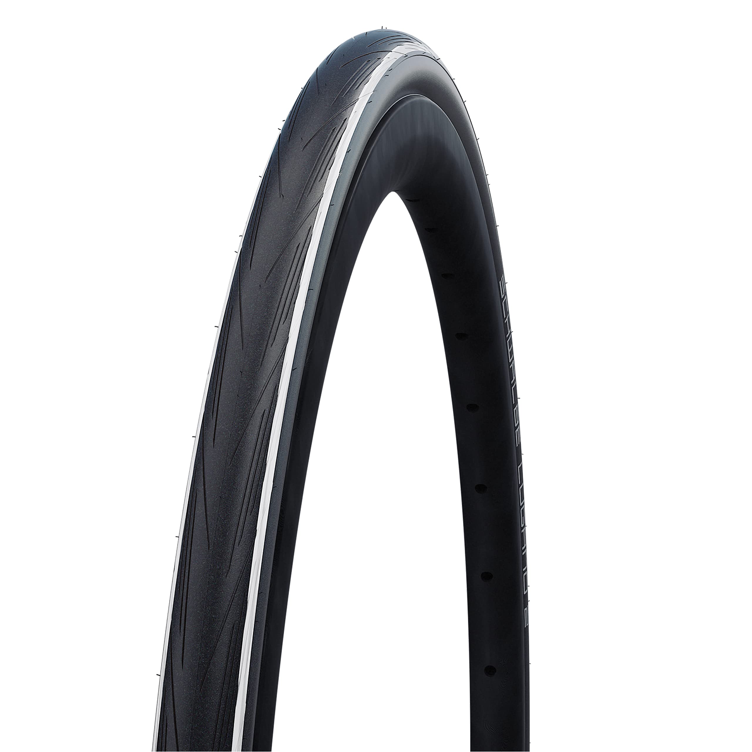 Schwalbe Lugano II Tyre 700C X 25mm Black Wired