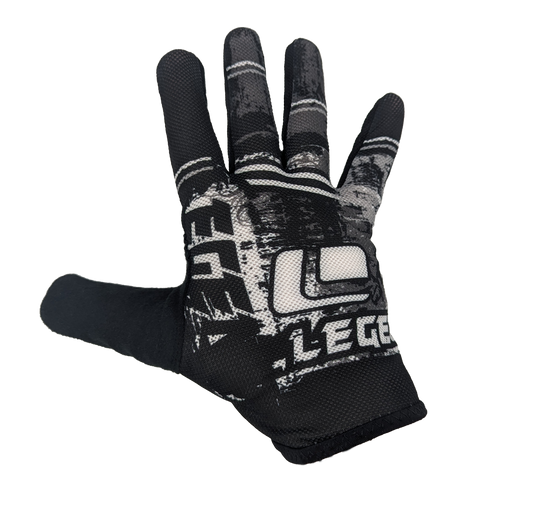 Legend Full Finger Lightweight Gloves - Medium - Blk/Wht