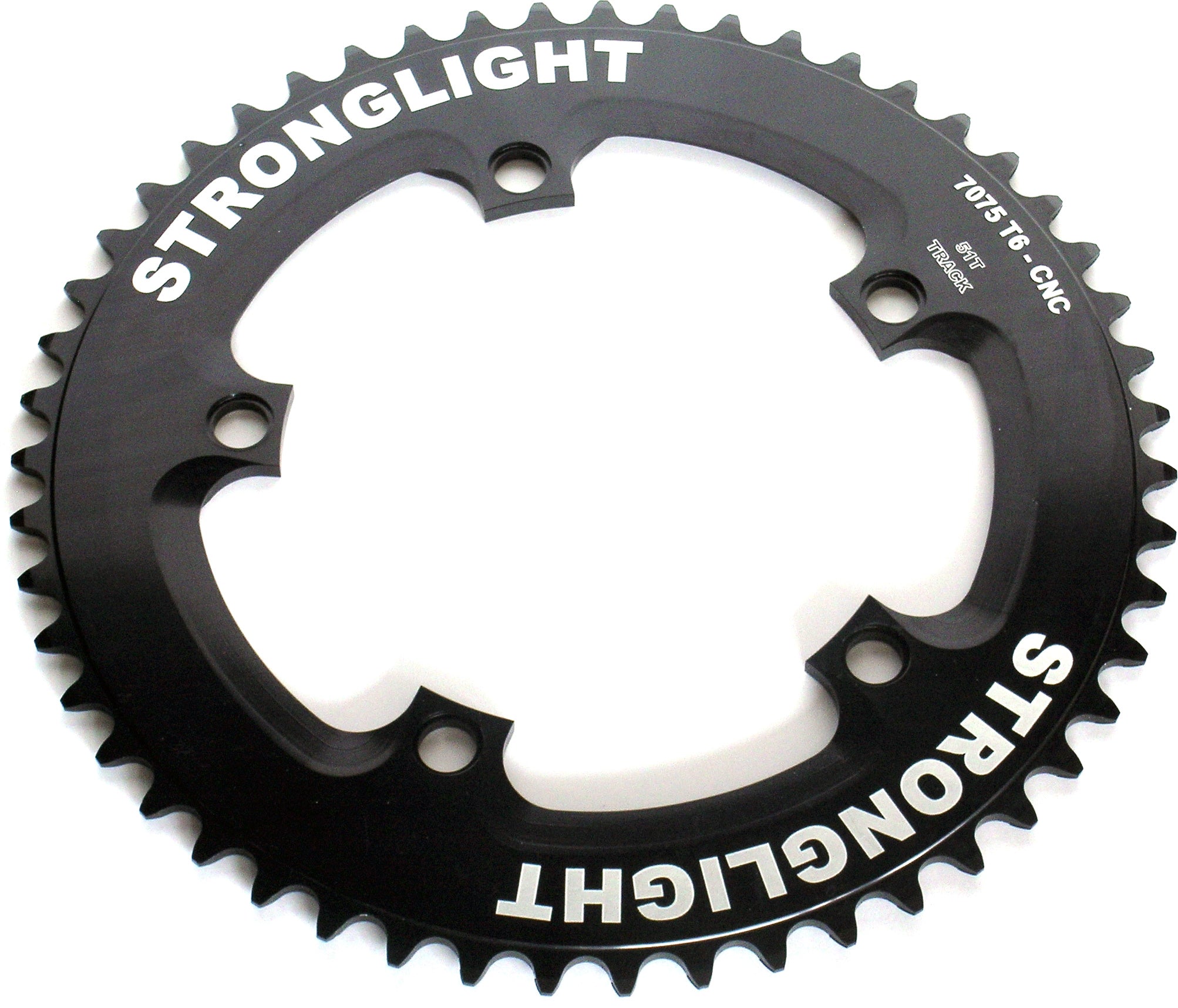 Stronglight - 48T 5-Arm 130mm Chainring Track Black