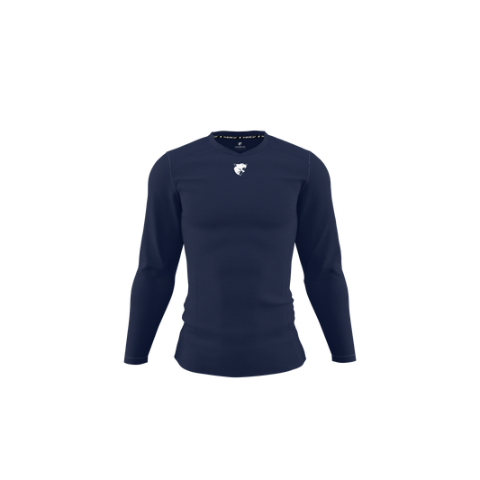 Wildcat Compression Long sleeve shirt - Navy - W16
