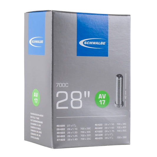 Schwalbe AV17 700C X 28/47 Inner Tube 40mm Schrader Valve