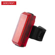 Gaciron 15 Lumens, USB Charging Bicycle Rear Light  Fully Transparent Case