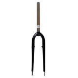 MTB 26'' X 1.1/8 Chromoly Threadless Fork W/Bosses : Black