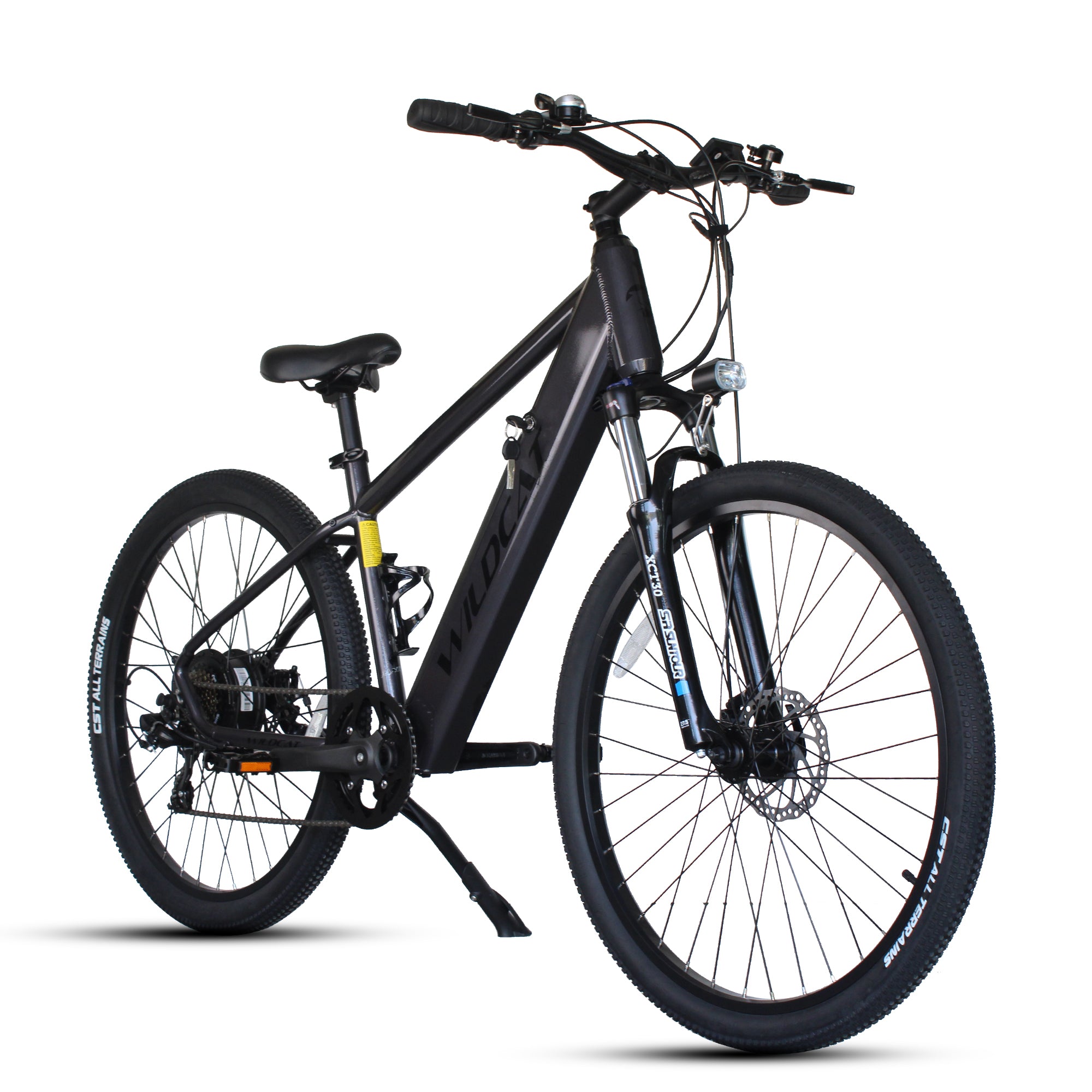 Panther E-MTB 27.5" Electric Bicycle: Black