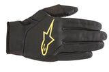 ALPINESTARS CASCADE GORE-TEX INFINIUM WINDSTOPPER GLOVE BLACK ACID YELLOW SIZE M