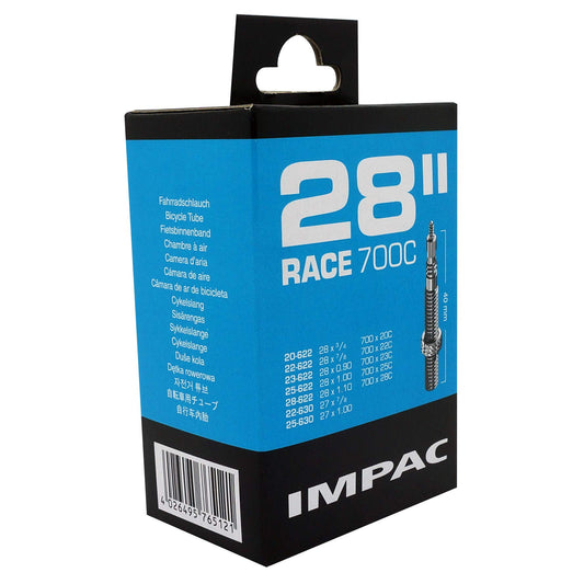 TU9701P Impac 40mm Presta Valve SV28 Race 700C X 18-25 Inner Tube