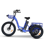 Worcester Cargo Electric Trike: Blue