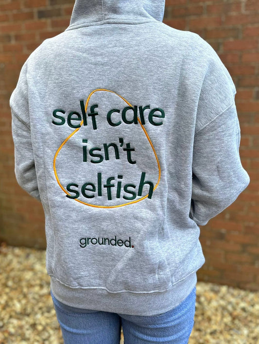 grounded. Grey Hoodie