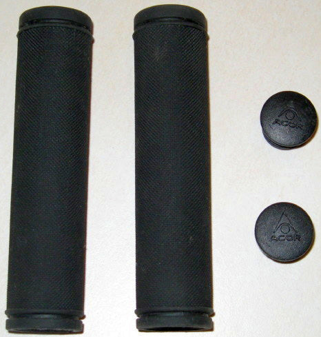 ASG2303Z Acor Black Solid Kraton MTB Grips