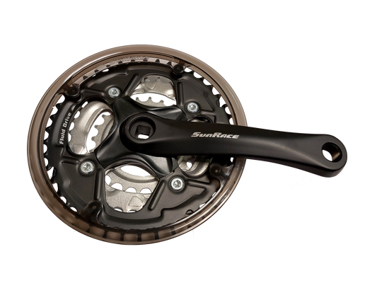 GreyTek - 24/34/42T - 152mm - Triple Chainset - Silver