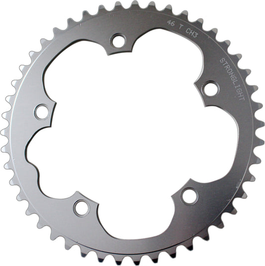 Stronglight - 46T 5-Arm 130mm Chainring Track Silver