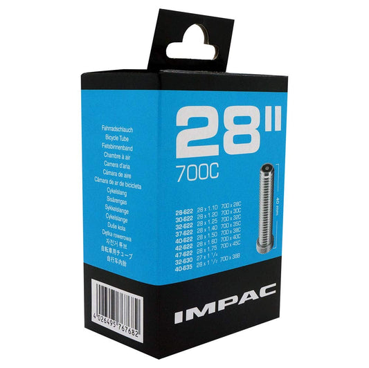 TU9702S Impac AV28 Slim Schrader Valve 700C X 28-32 Inner Tube