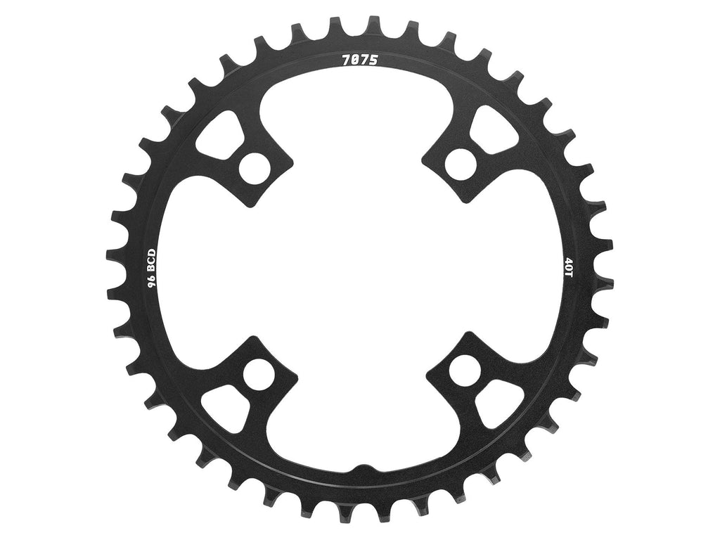 34T 96 BCD Narrow-Wide Alloy Chainring Black Sunrace